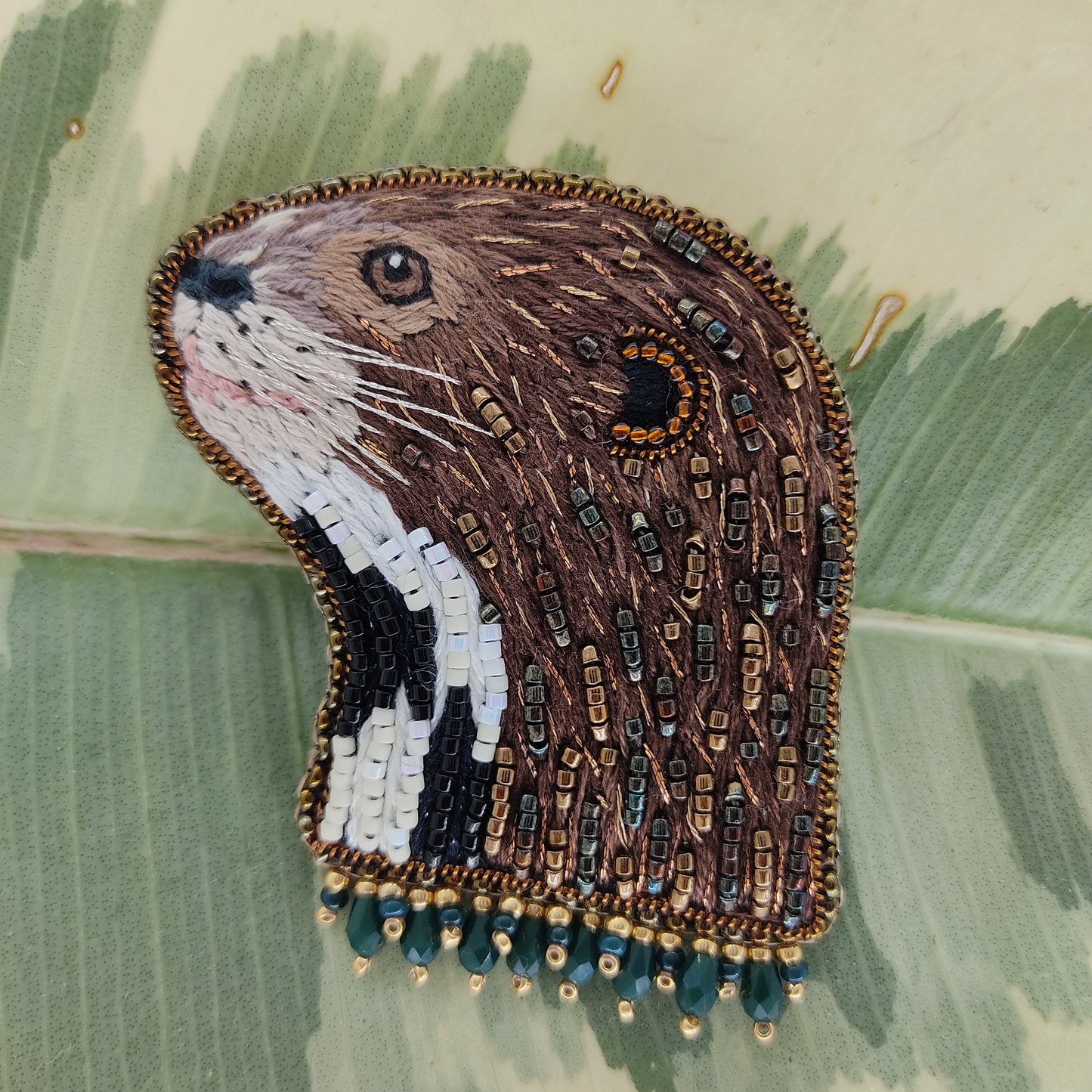 Broche Nutria