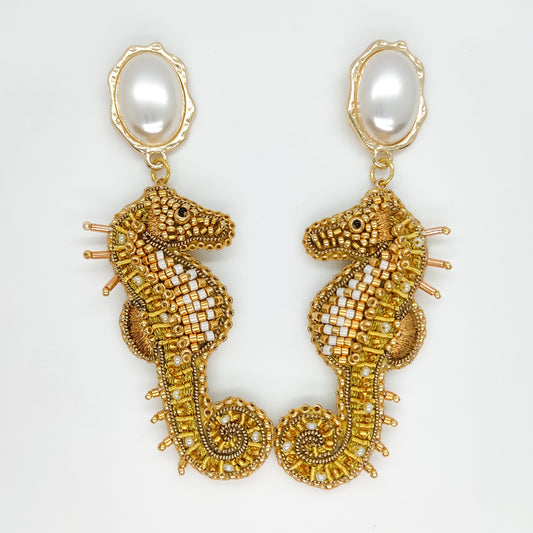 Boucles d'oreilles Hippocampe