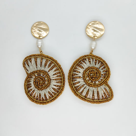 Boucles d'oreilles Ammonita